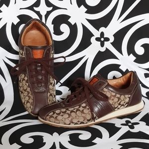 COACH Noella Canvas Leather Shoes/Sneakers